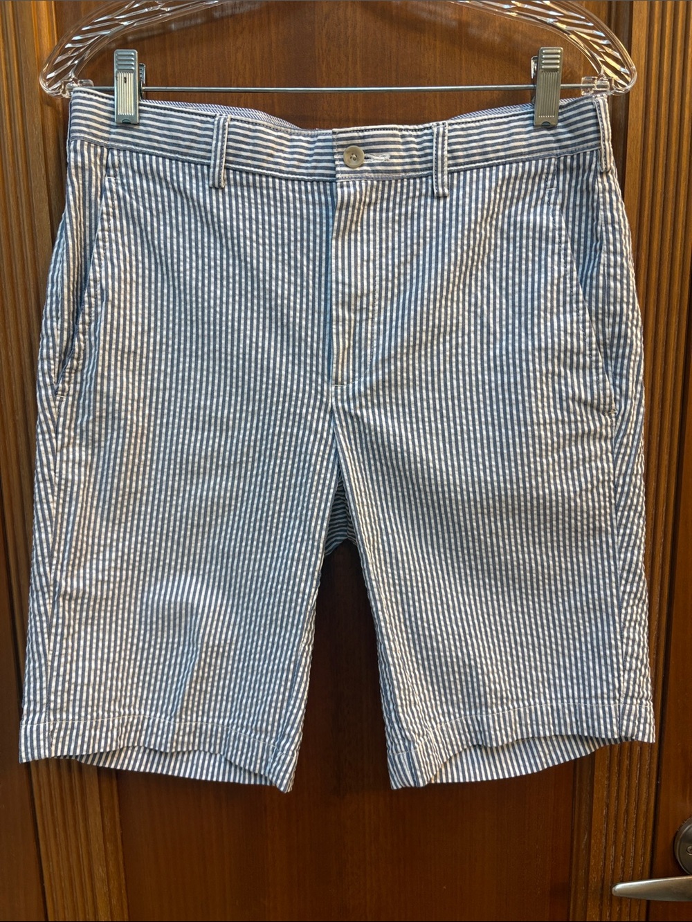 Men’s JoS A Bank seersucker shorts size 30